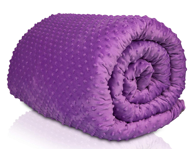 Duvet Weighted Blanket Mink Cover - Purple – Amazingforless
