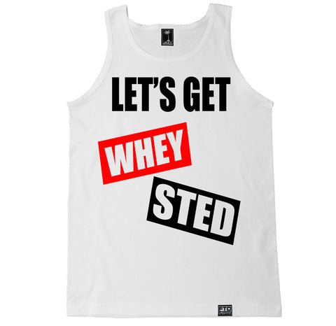 Men's LET'S GET WHEYSTED Tank Top – FTD Apparel