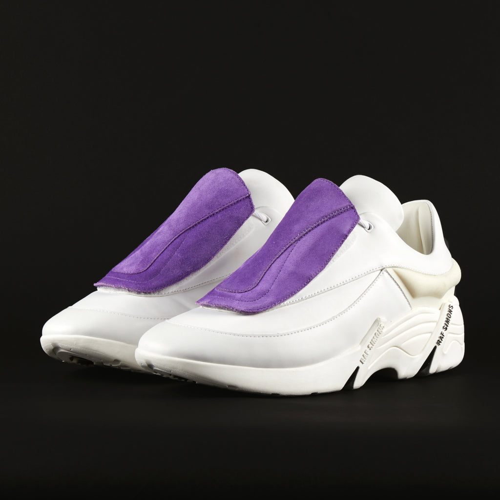 RAF SIMONS RUNNER ANTEI WHITE SNEAKERS 