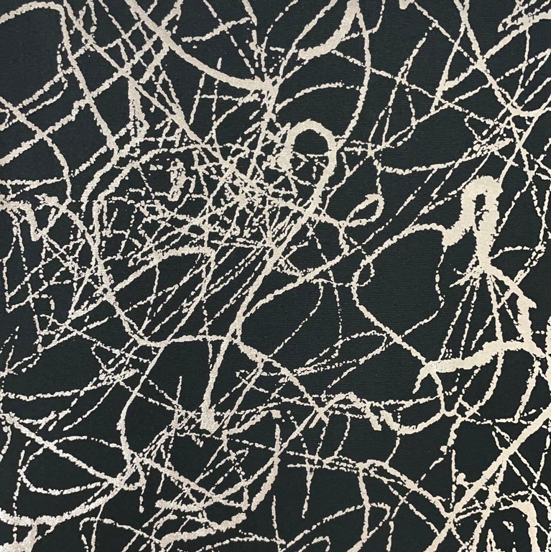 Galactic Foil Printed Spandex Fabric | Blue Moon Fabrics