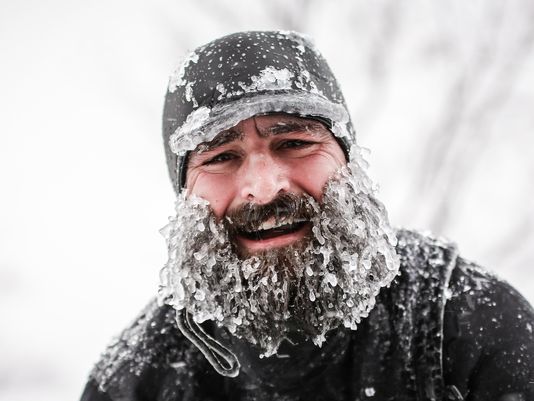 Winter Snowy Beard