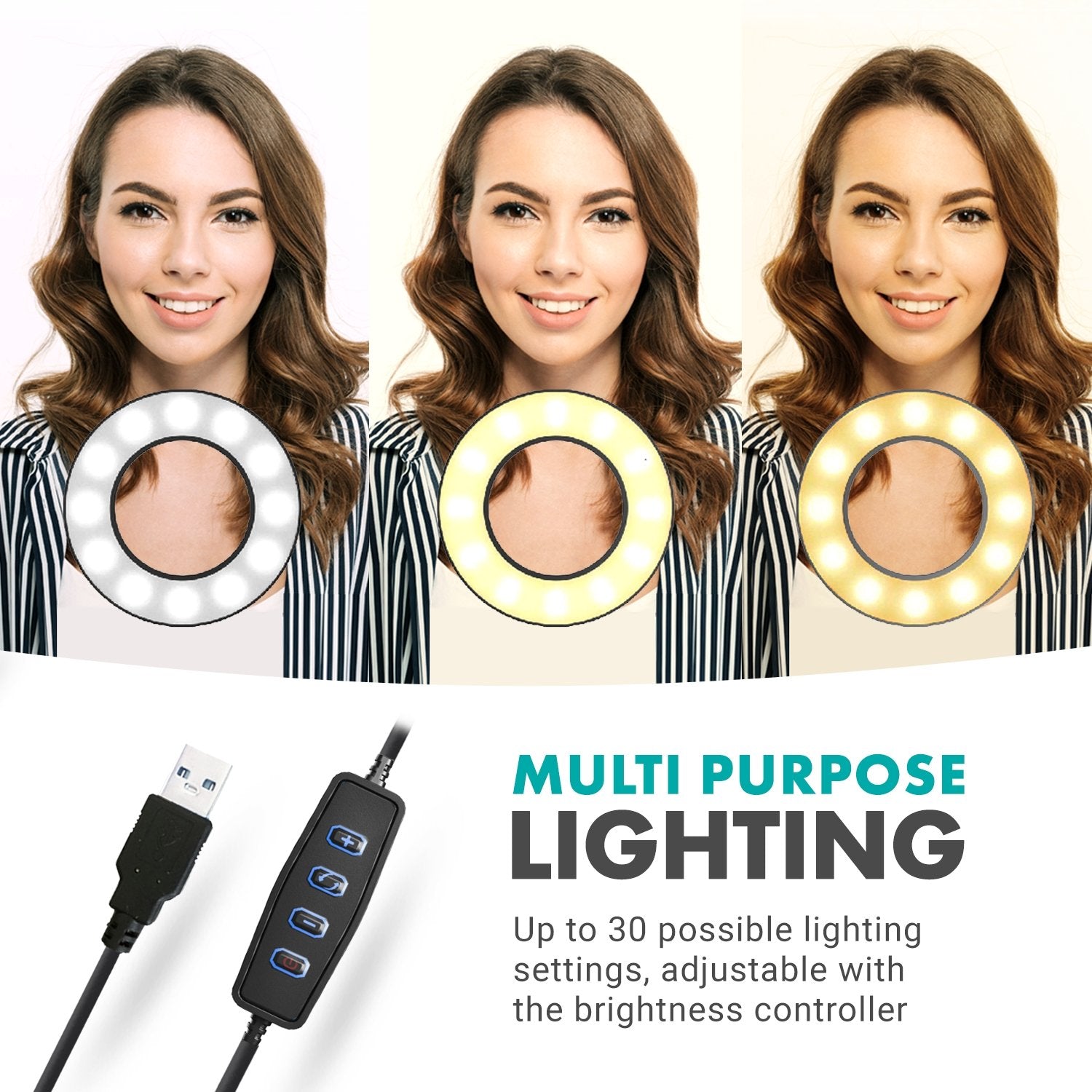 VGC-1 | Selfie Ring Light Kit | Selfie Light | Movo-image-1