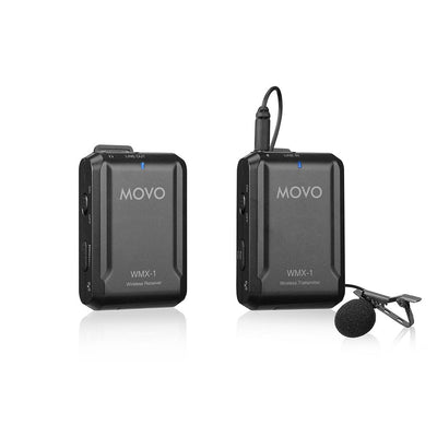 WMX-1, Wireless Microphone, Lavalier Microphone System, Movo, Movo