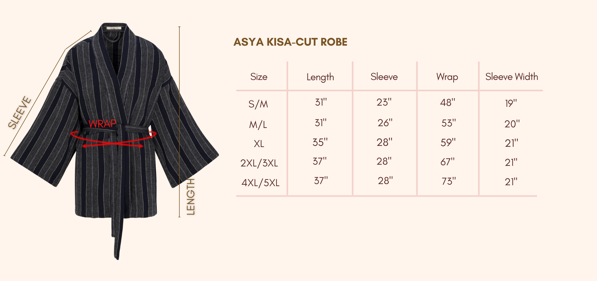 Asya Kisa-cut Robe