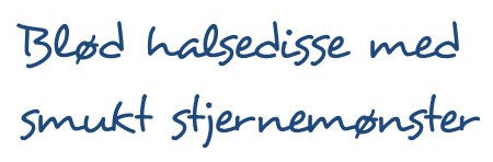 Stjernedrys Halsedisse Strikkeopskrift