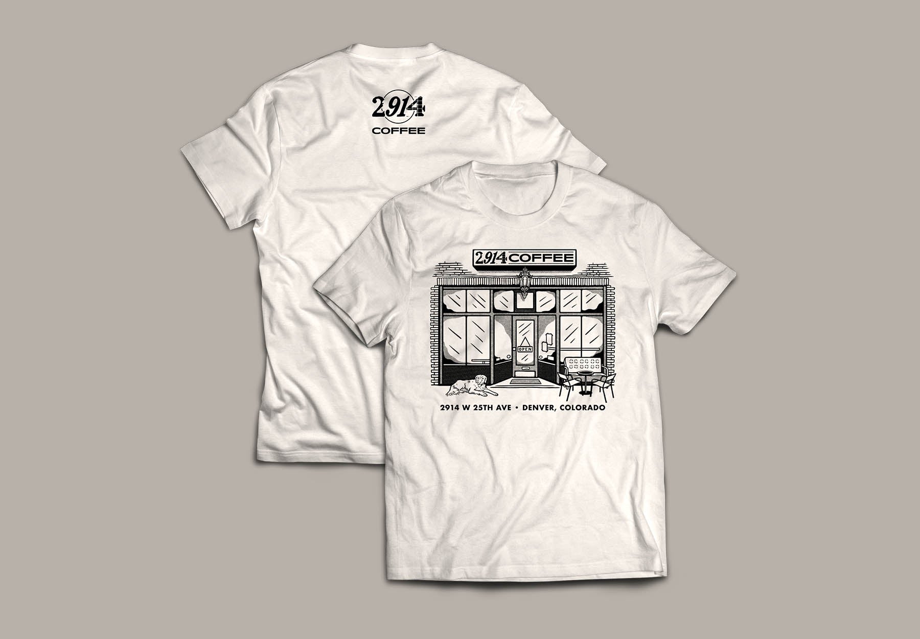 2914 Coffee T-shirt design