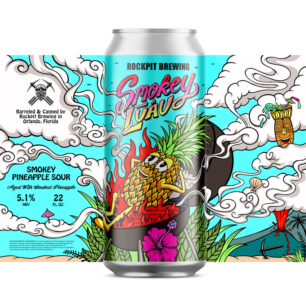 Pineapple Sour Beercan Design Packaging