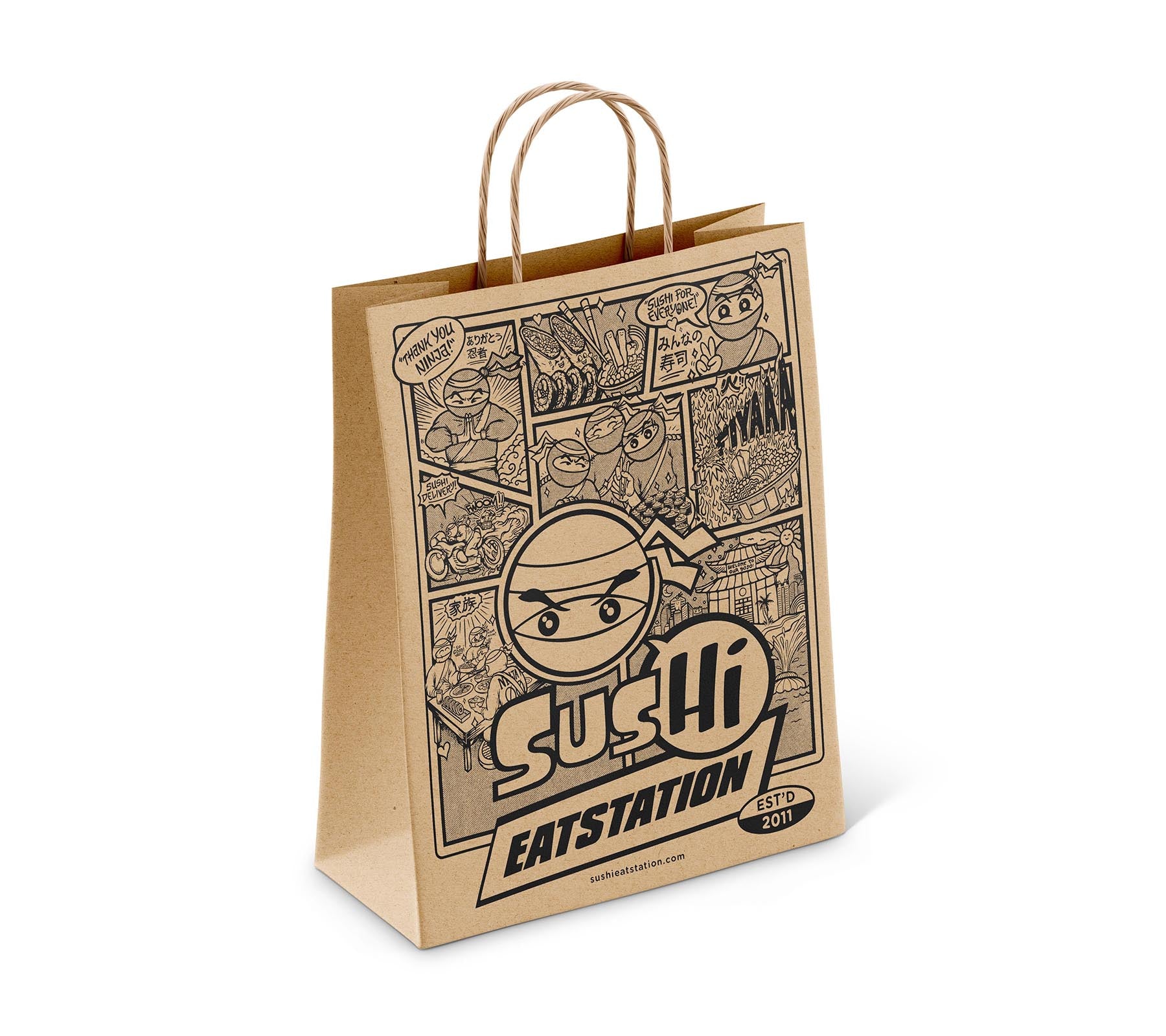 Sus Hi Eatstation - Paper Bag Design – Akyros