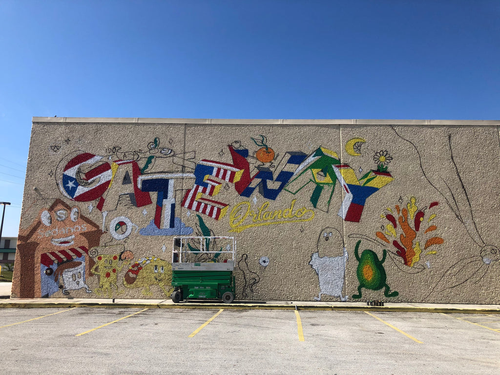 orlando sedanos gateway mural semoran curry ford florida airport district