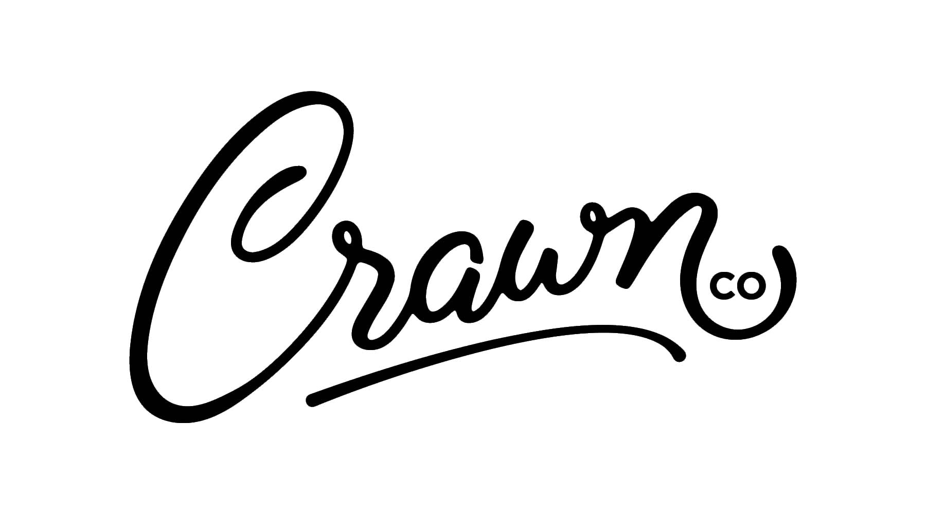 crawn co cannabis logotype design
