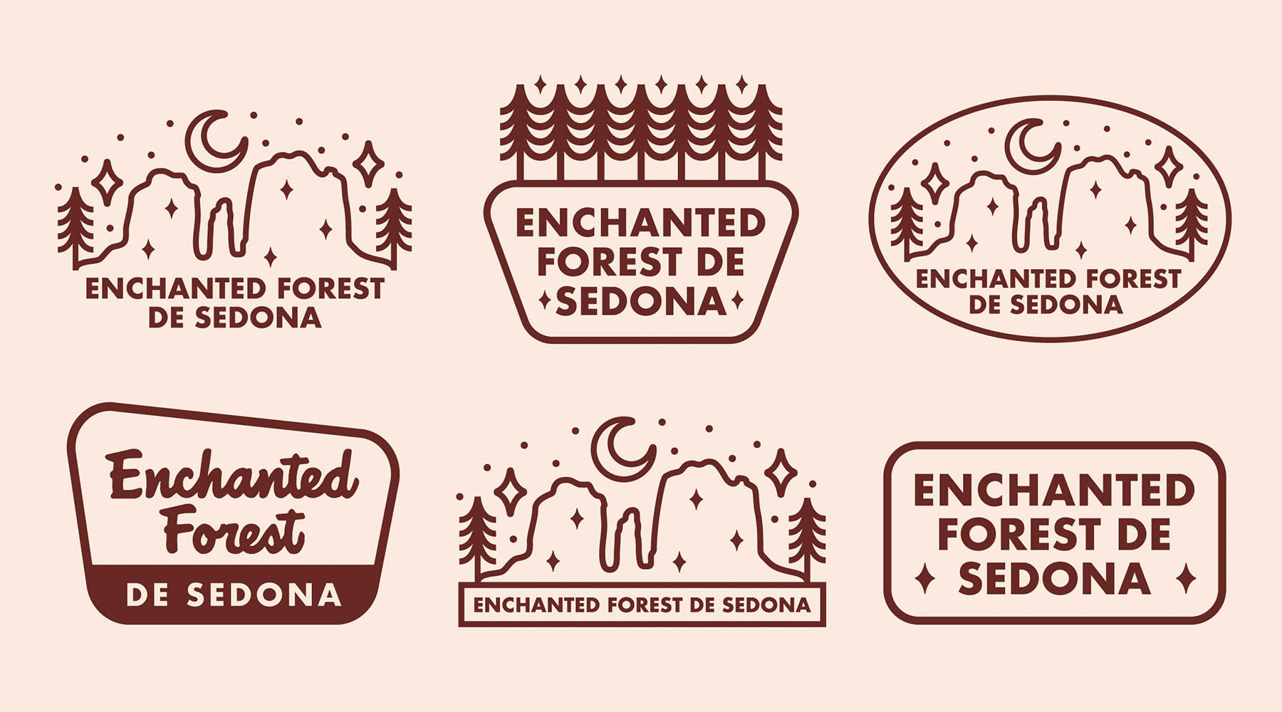 brand assets enchanted forest de sedona arizona akyros art design company