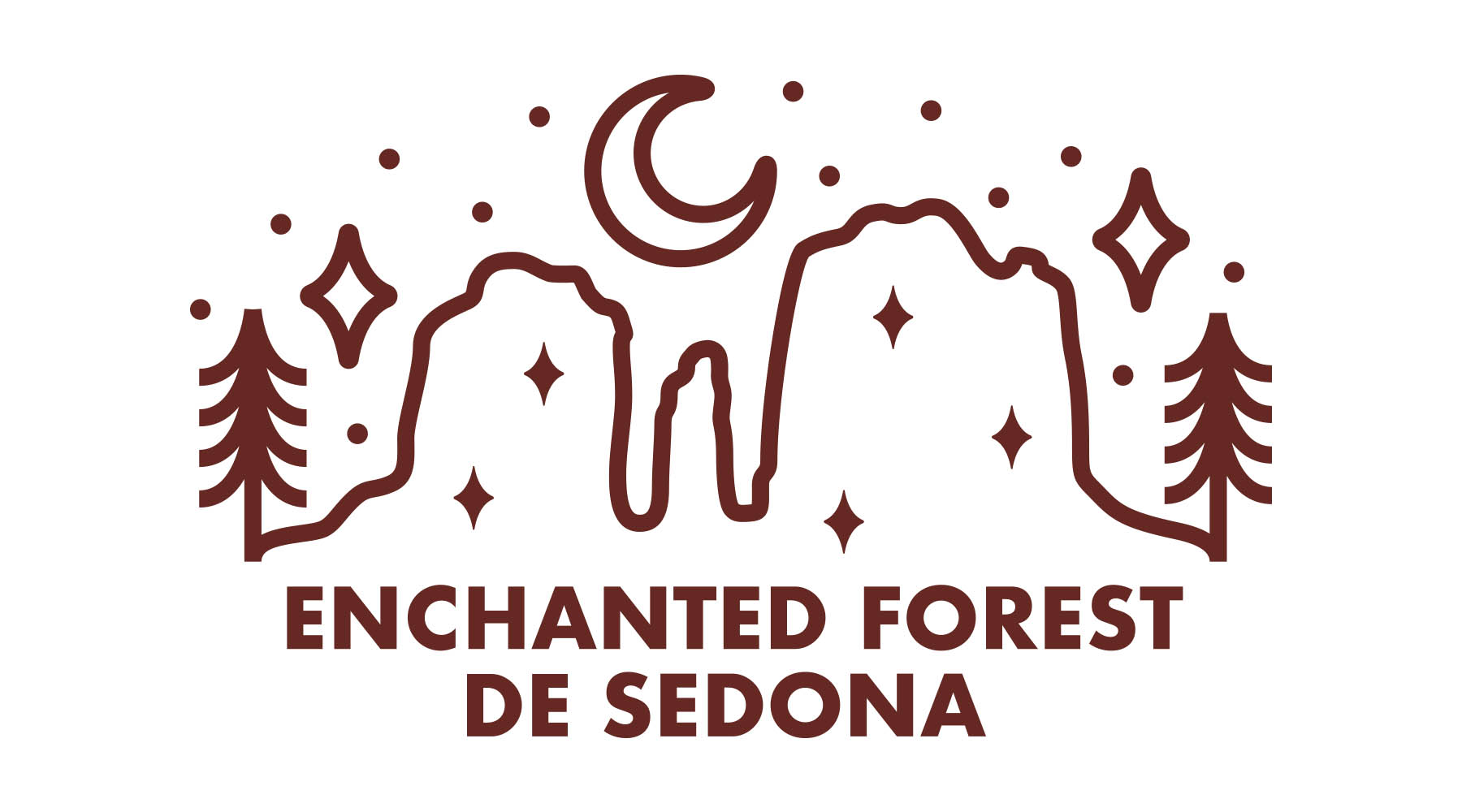 akyros art design company branding development for enchanted forest de sedona