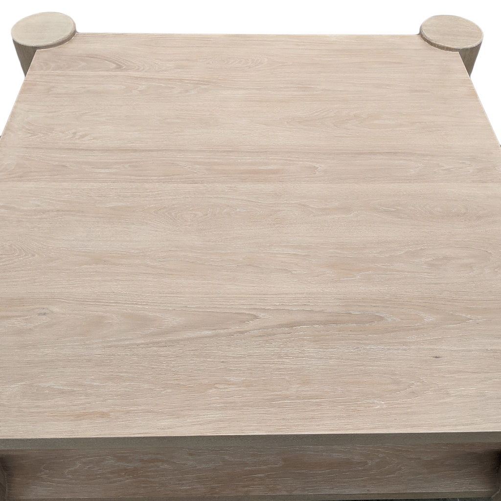 Yosemite Table - 60W x 60D<br><small>Finish: Cerused Oak</small><br><small>by @jagrprojects</small>