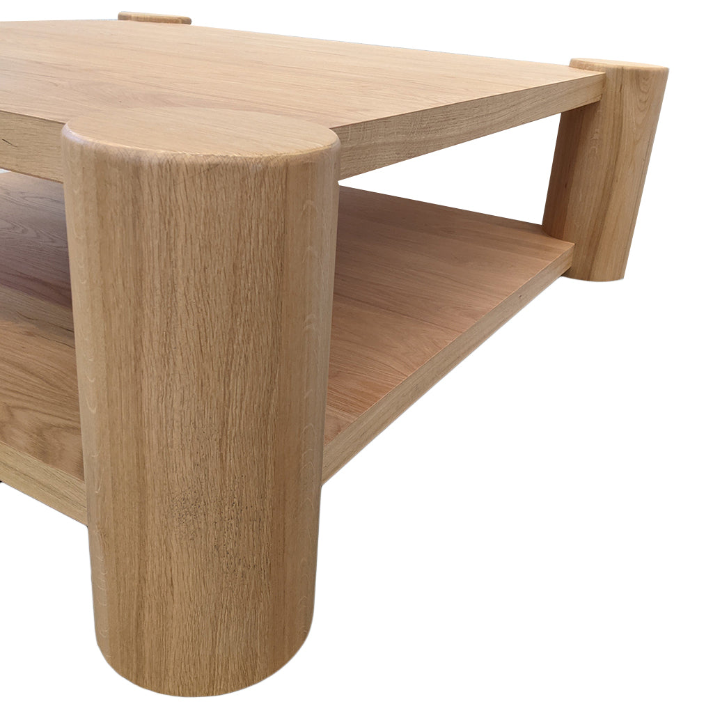 Yosemite Table - 60W x 60D<br><small>Finish: Natural Oak</small><br><small>by @markashbydesign</small>