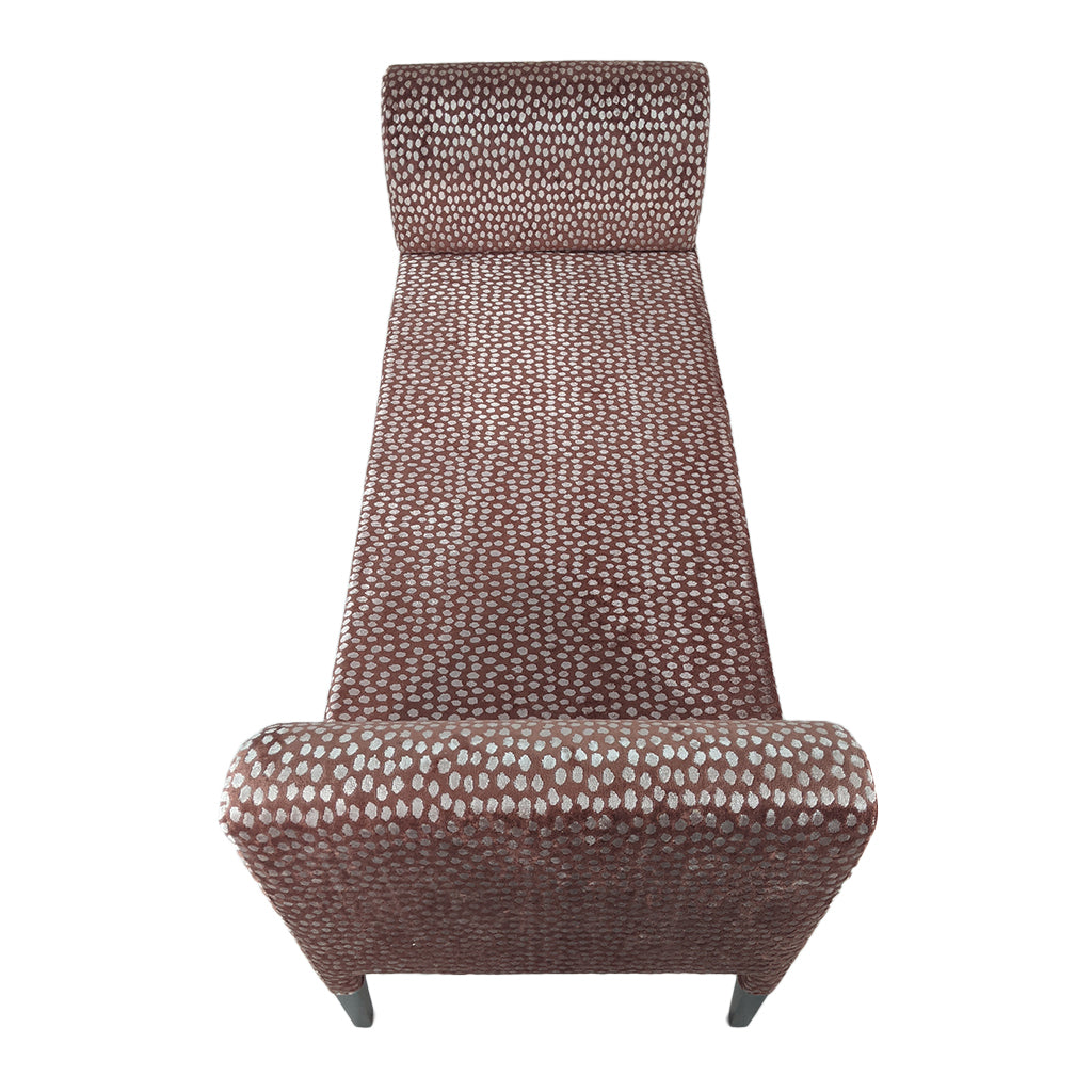 Hayworth Bench<br><small>Finish: Mink</small><br><small>Fabric: COM</small><br><small>by @lauraleeclarkid</small>