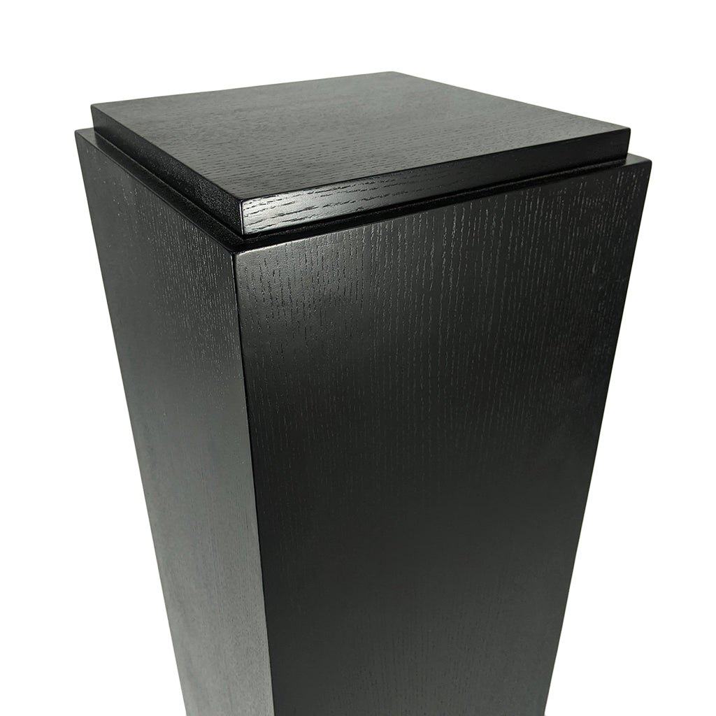 Charlotte Pedestal - custom height<br><small>Finish: Ebony</small><br><small>by @katehauser_co</small>