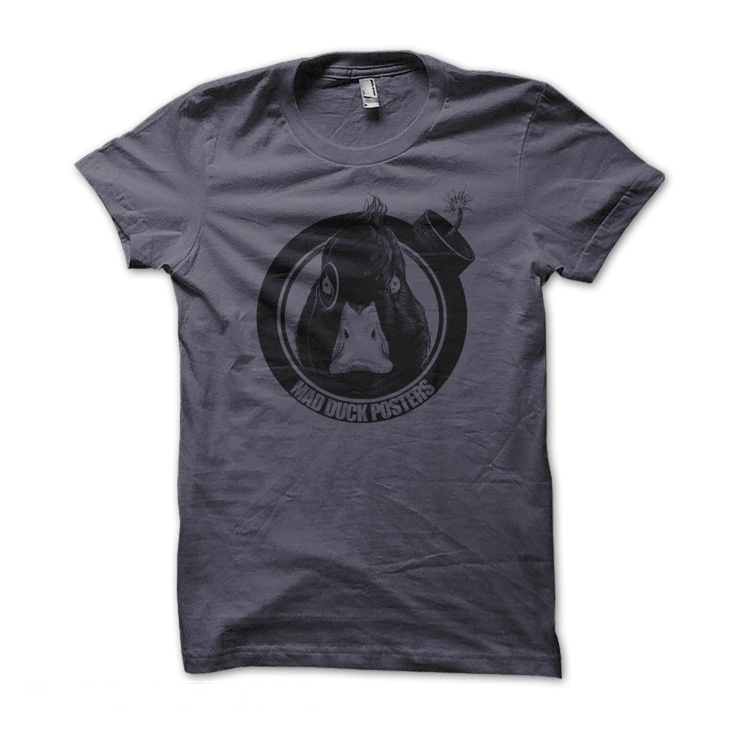 Mad Duck Logo T-Shirt - Charcoal | Mad Duck Posters