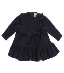 Le Petit Coco Knit Dress With Ruffles