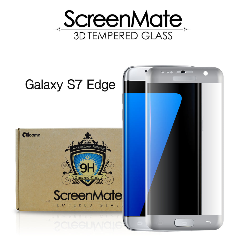 een kopje Investeren totaal Samsung Galaxy S7 edge ScreenMate 3D Max Full Cover Tempered Glass - S |  iloome