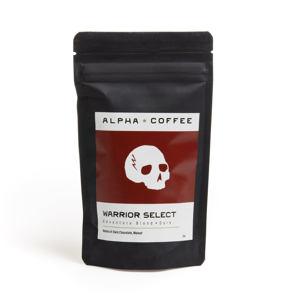  Alpha Coffee – Warrior Select - 16 oz. Premium Gourmet Craft  Medium-Dark Roast Drip Grind Coffee, Veteran Owned - Specialty Small Batch  Roasted Coffee