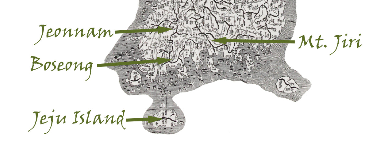 Tea Growing Regions of Korea