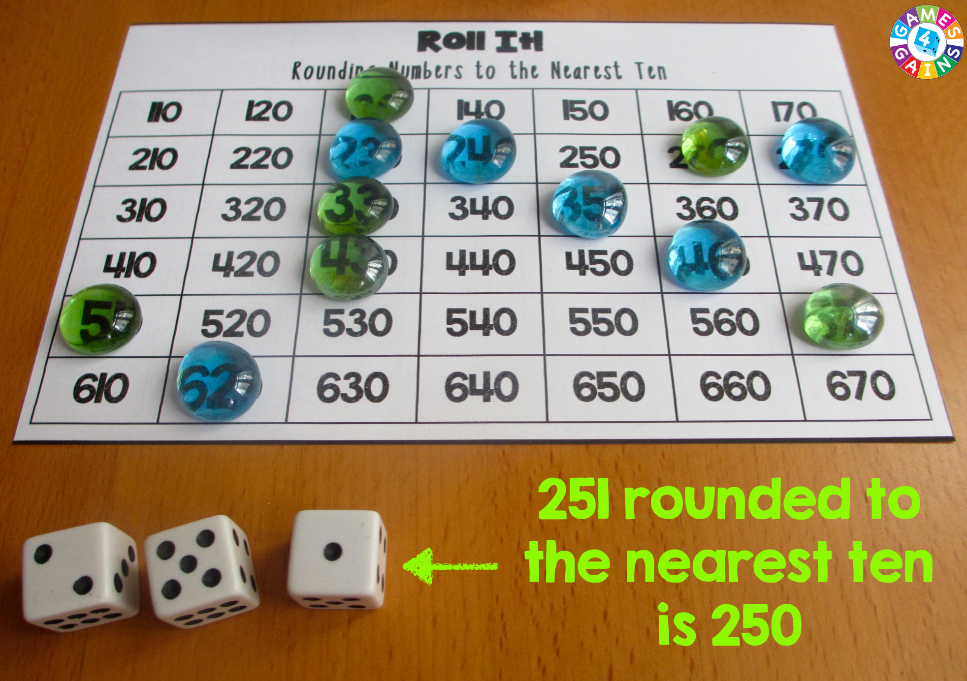 roll it rounding game games 4 gains