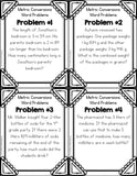 Metric Measurement Conversions Word Problem Cards (4th Grade) – Games 4