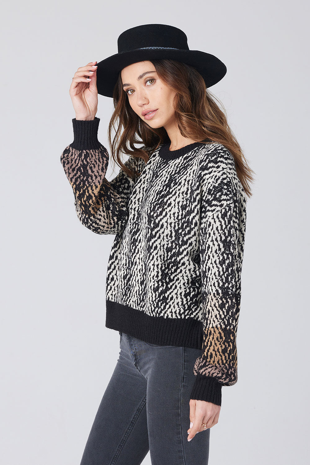 Saltwater Luxe L/S Sweater Multi - Alandrea