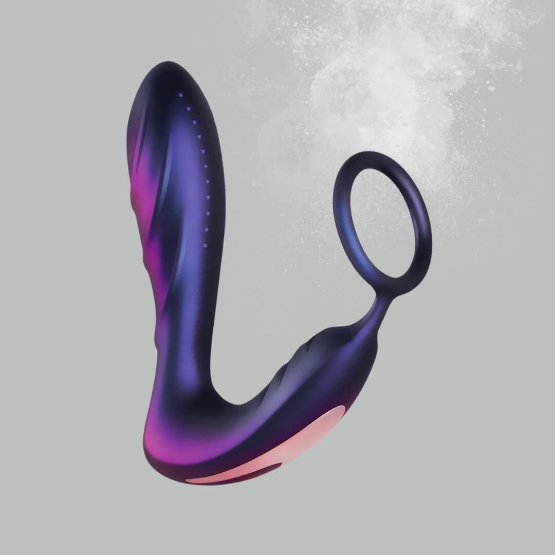 Hueman Collection Vibrador Anal y Anillo para el Pene