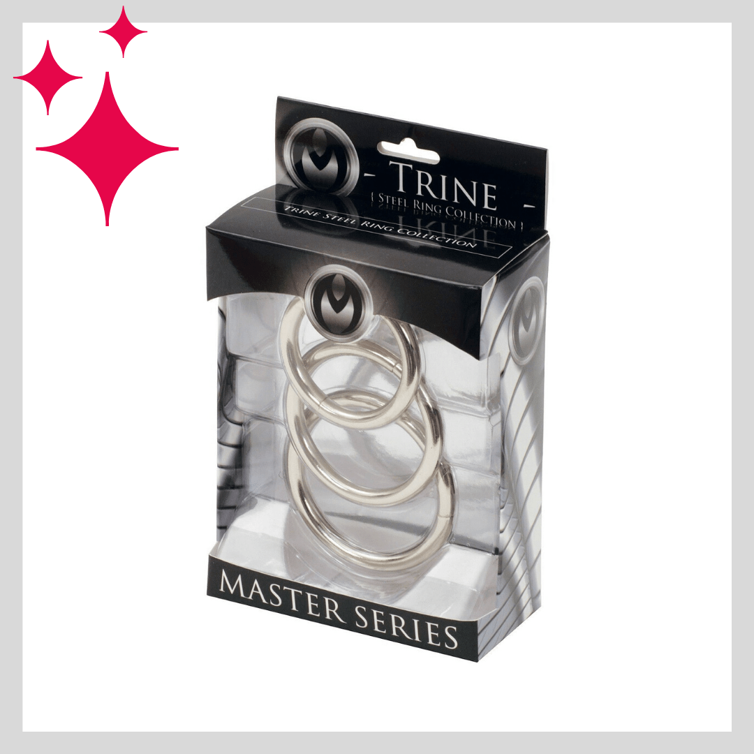 Master Series Trine Steel Cockring Collection