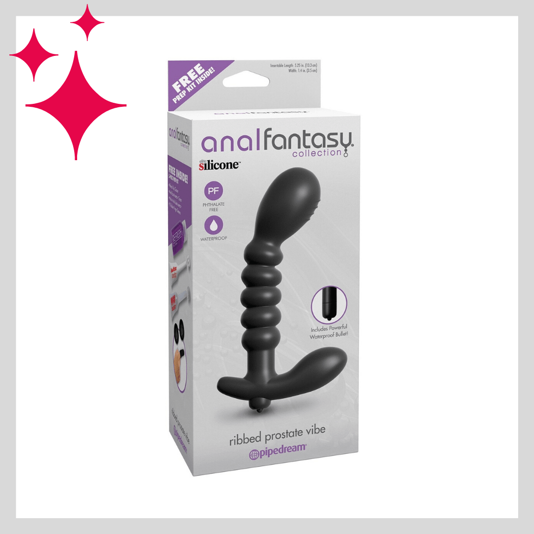 Anal Fantasy Collection Ribbed Prostate Vibe