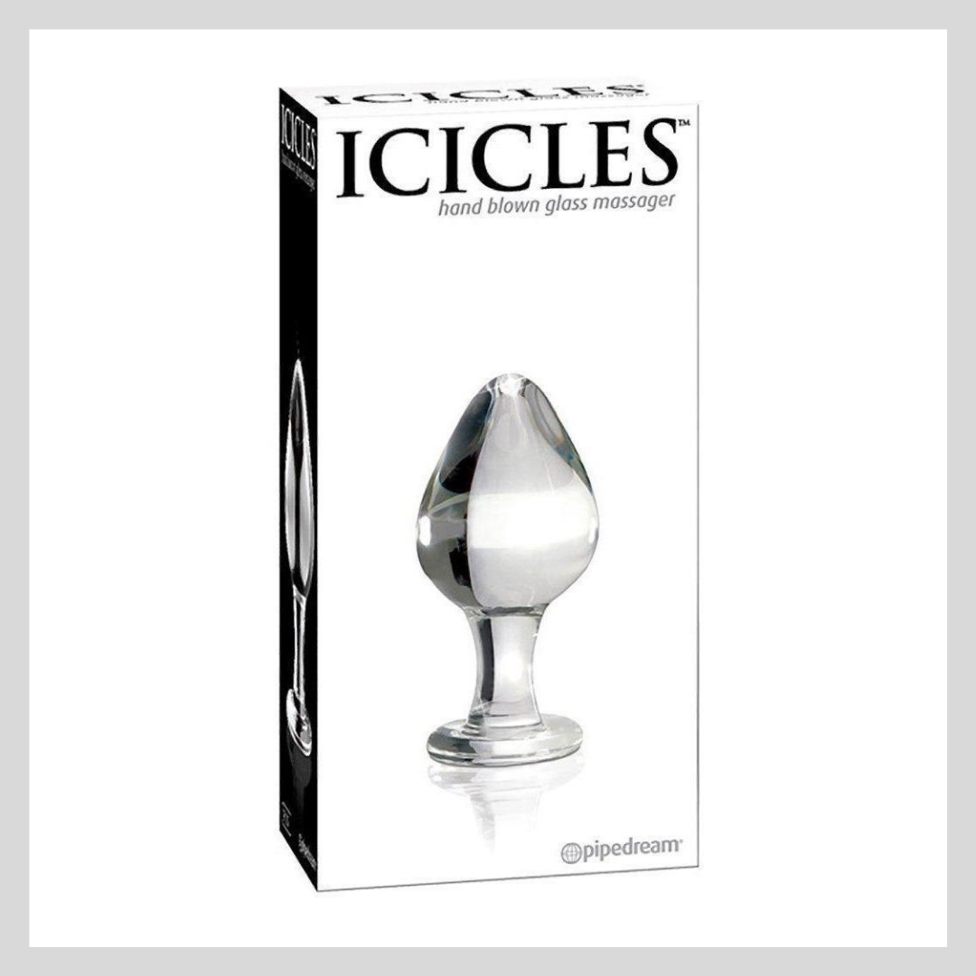 Icicles No. 25 Hand Blown Glass Butt Plug
