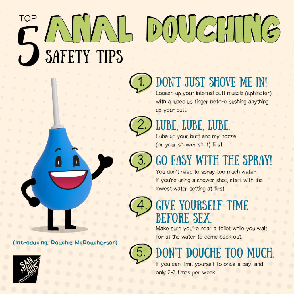 10 Tips For Safe Anal Douching image picture