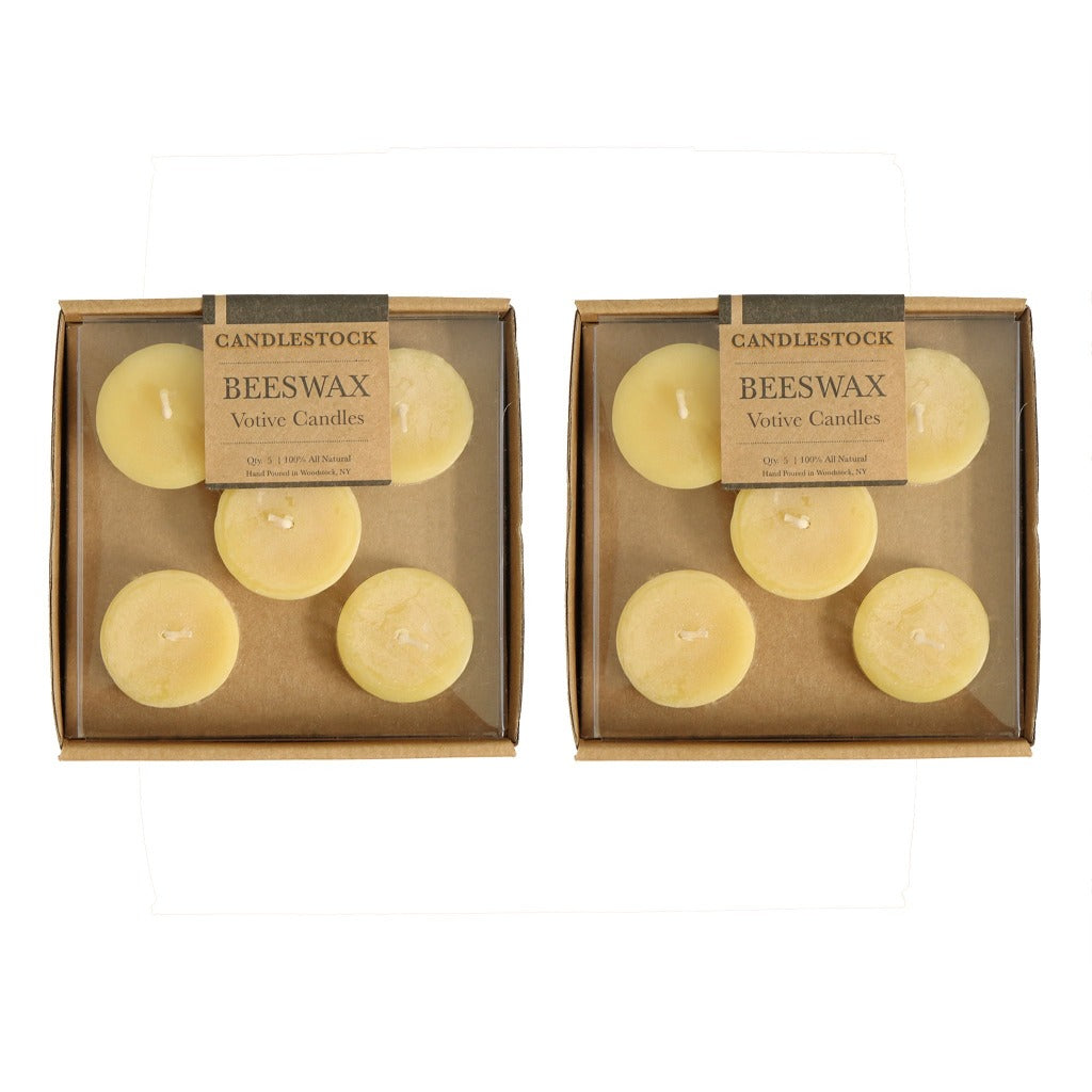 Bulk Beeswax Tea Light Candles - 32 Tea Light Candles – Candlestock