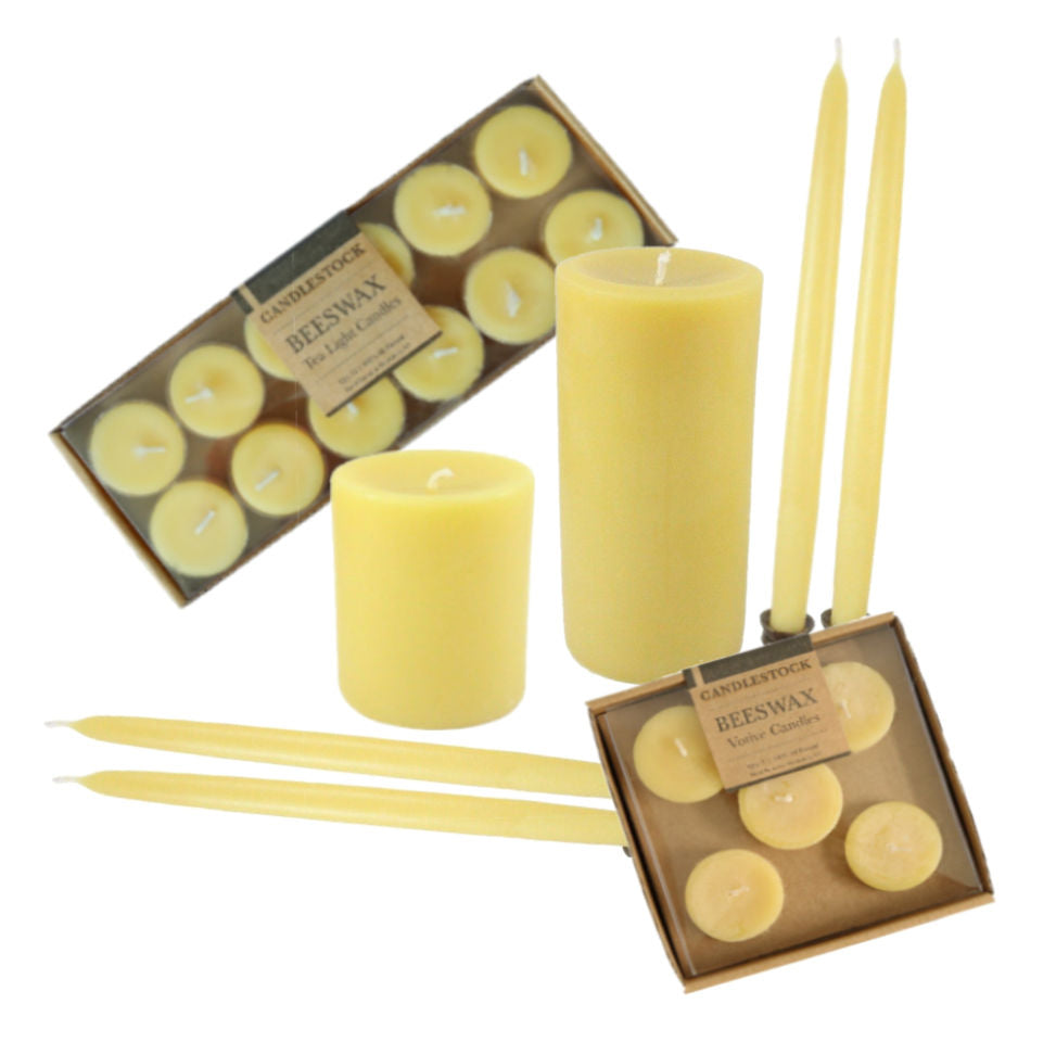 Beeswax Tea Light Candles - Bulk