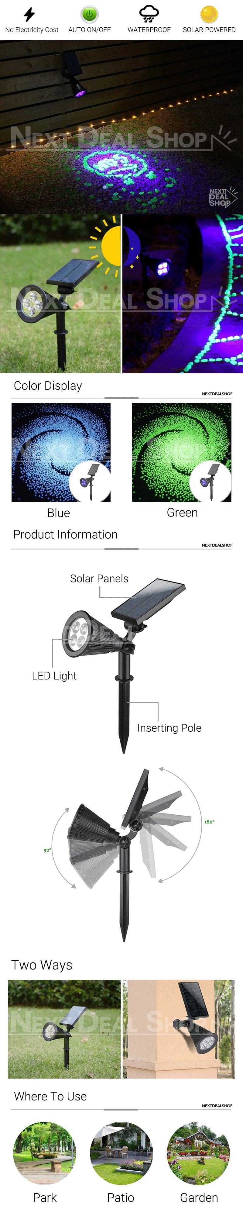 solar led blacklight