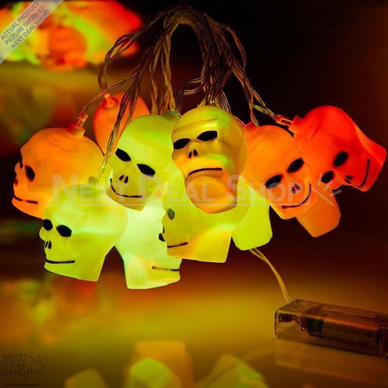 Spooky 20 LED Skeleton String Light