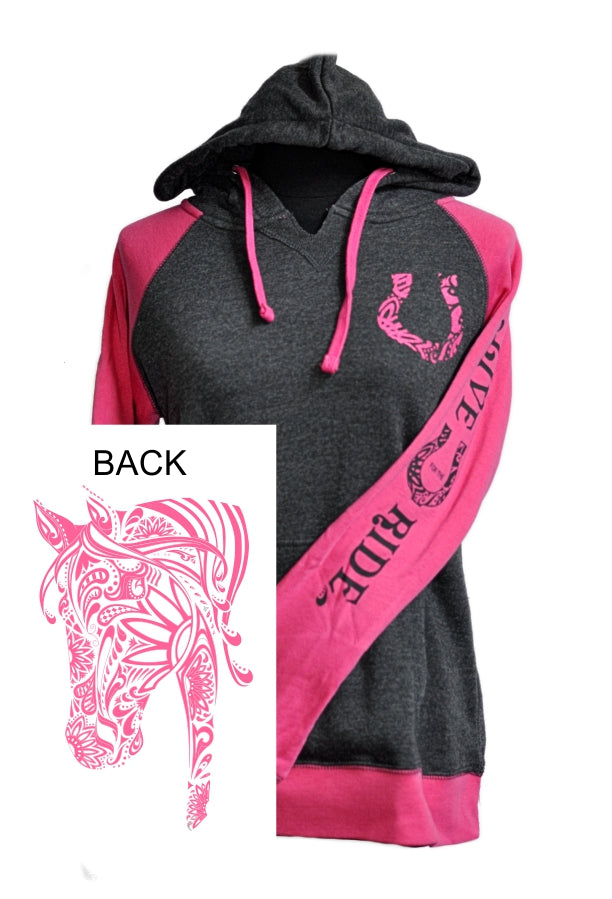 womens horse hoodies