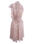 Tommy Hilfiger Women's Tie-Neck Halter Dress (12, Pink/Black)