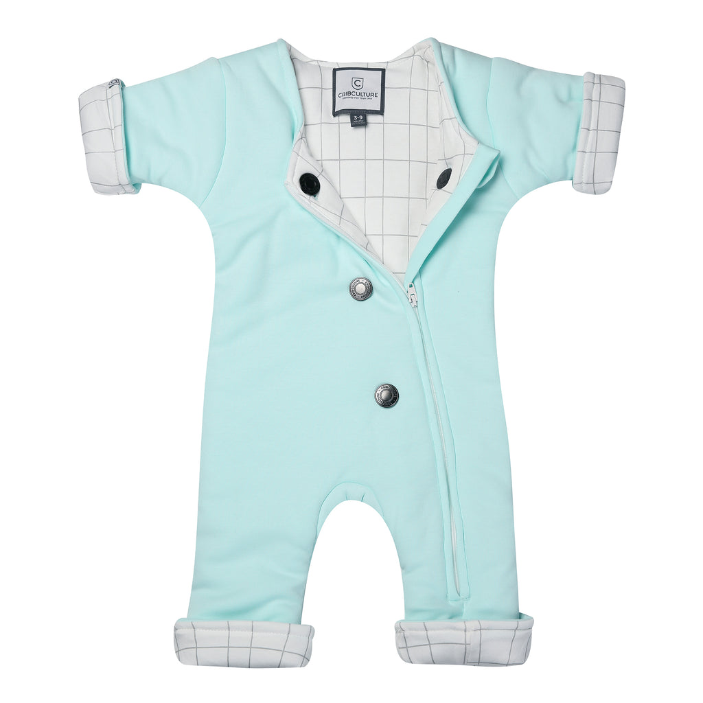 Grid Inner CribCulture SleepSuit® with 