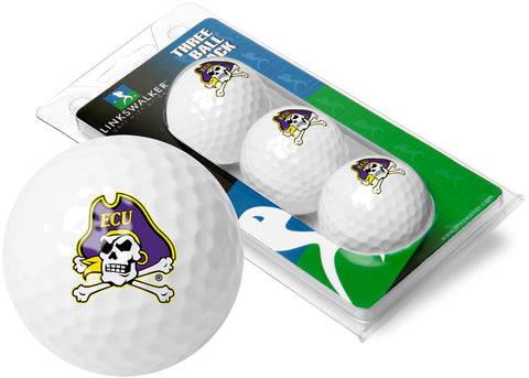 East Carolina Pirates 3 Golf Ball Sleeve