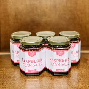 Raspberry Pecan Sauce by Legacy Pecans