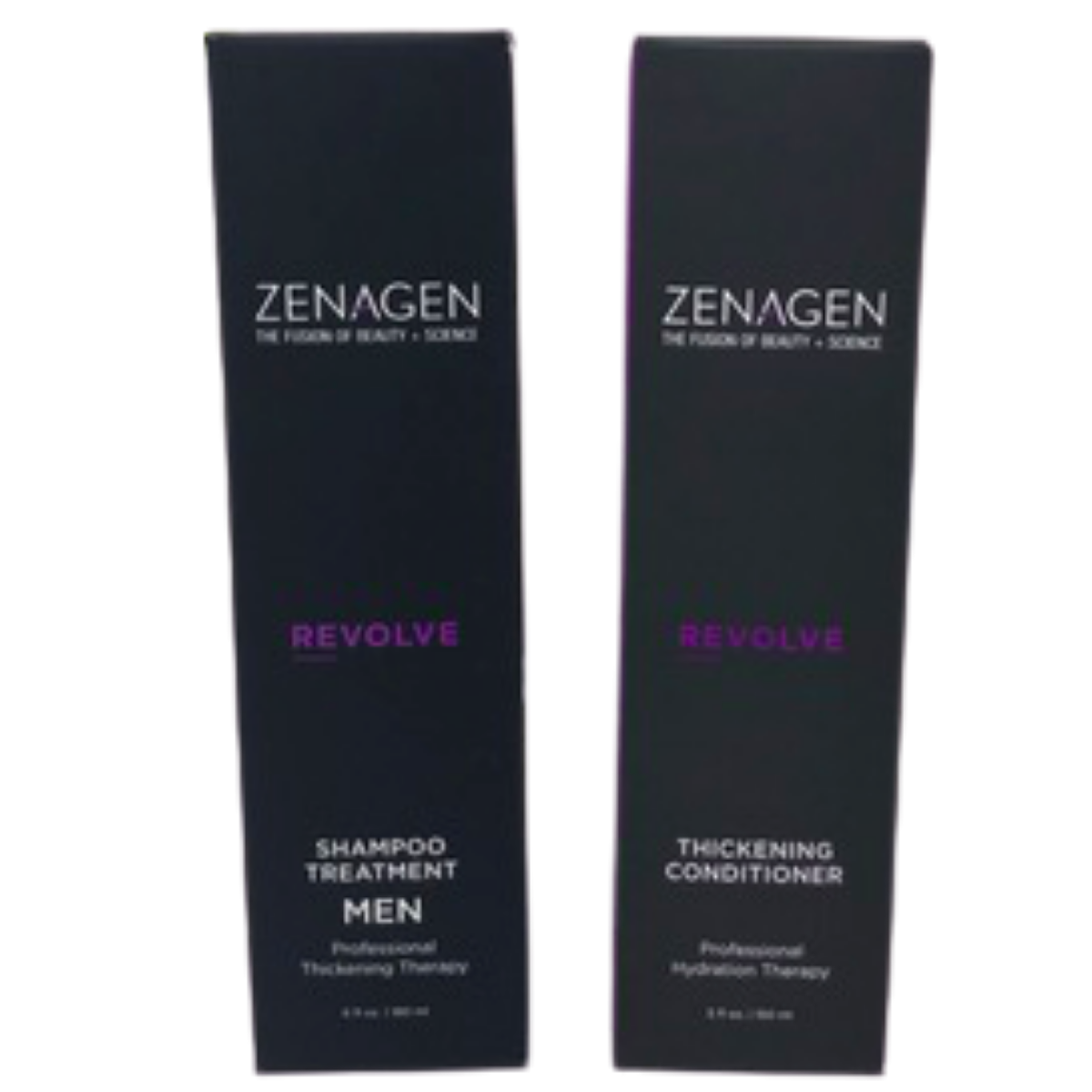 Zenagen Revolve Shampoo Treatment For Men 6 Oz And Thickening Conditione 4prostylists
