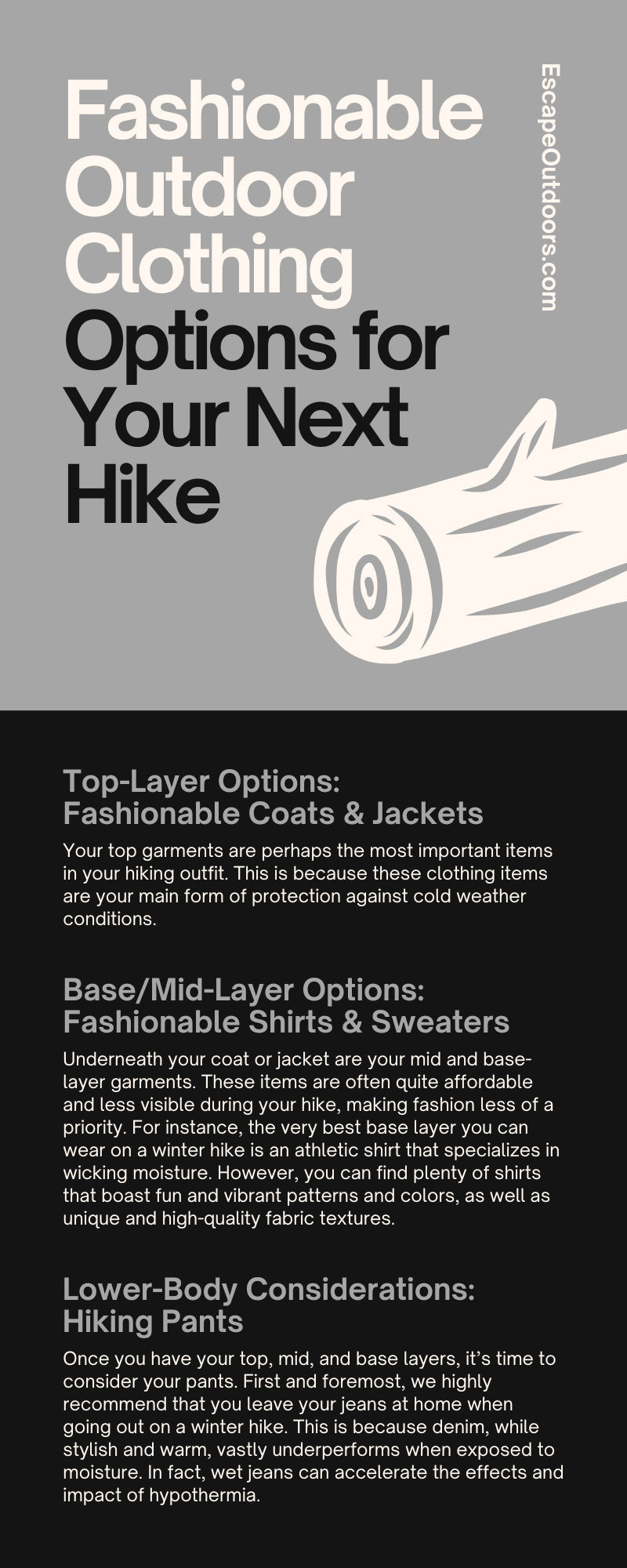 Fashionable Outdoor Clothing Options for Your Next Hike