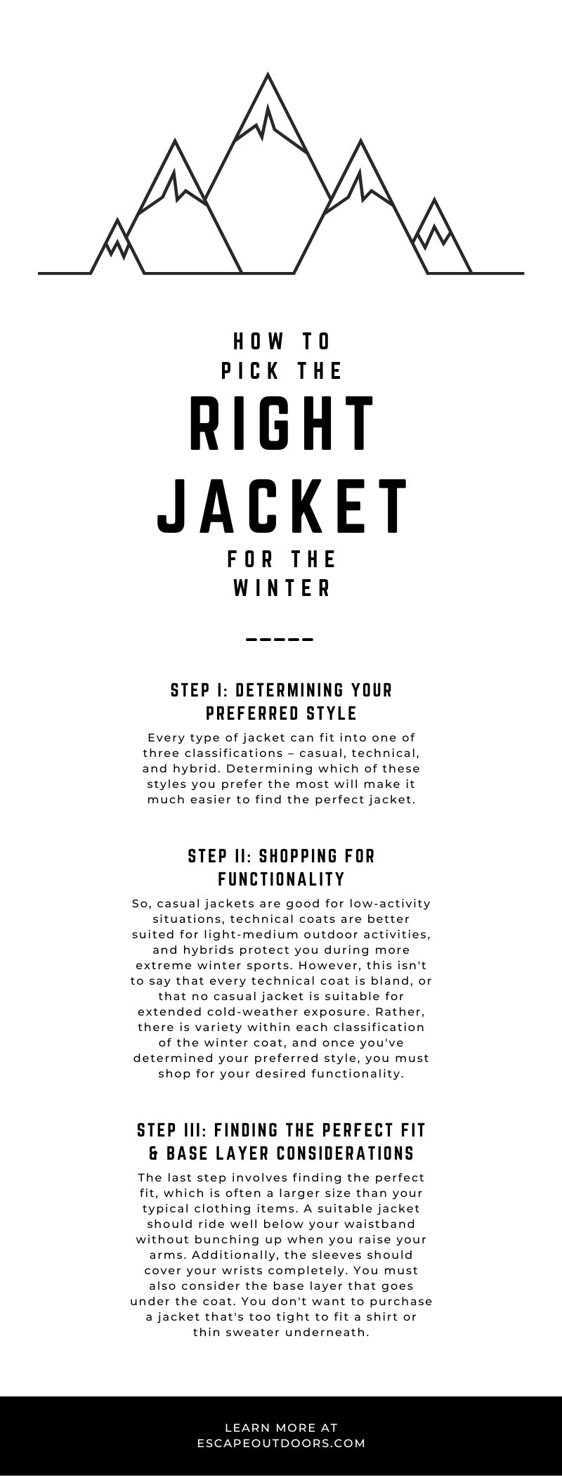 How To Pick the Right Jacket for the Winter