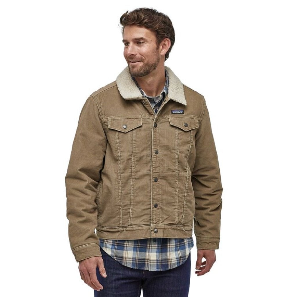 patagonia men's pile lined trucker jacket