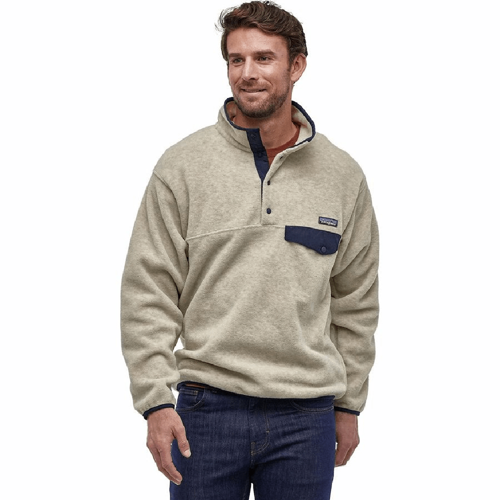 patagonia mens lightweight synchilla snap fleece pullover