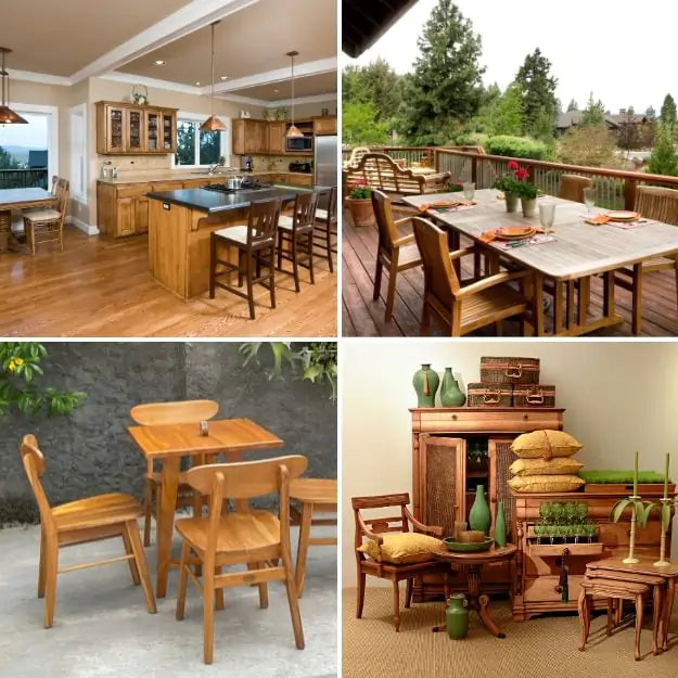 Different types of furniture applications for wood Forever Glides