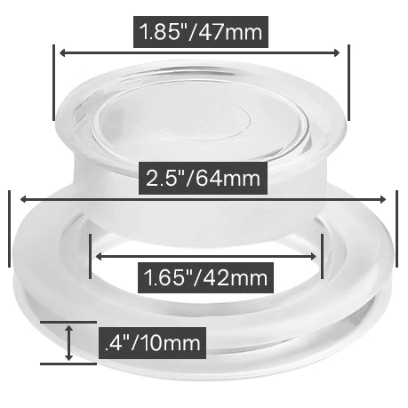 Glass table umbrella hole ring and cap measurements