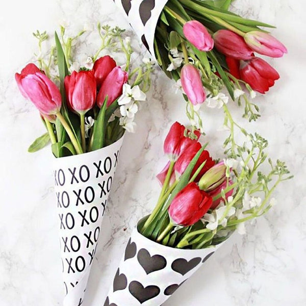 Printable Flower Bouquet Wraps